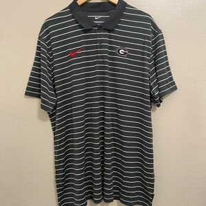 Nike Georgia Bulldogs UGA Team Issue Coach Kirby Smart Polo Shirt Mens NEW